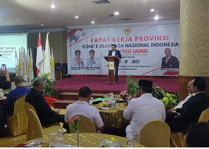 Sekda Sudirman Buka Resmi Rakerprov Koni Provinsi Jambi 2023