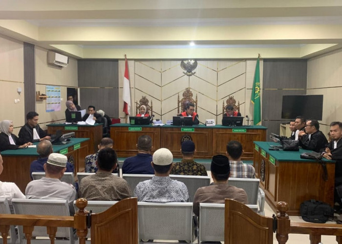 Sidang Vonis Dugaan Korupsi PJU Kerinci, 10 Terdakwa Terbukti Bersalah