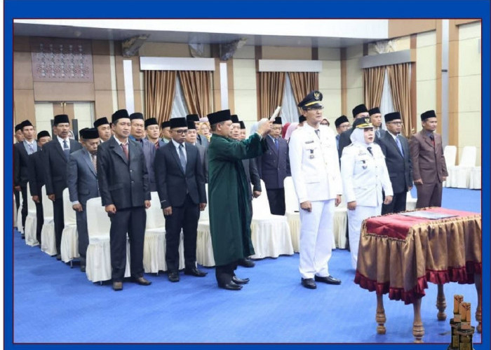 Wawako Azhar Hamzah Lantik 56 Pejabat eselon III dan IV 
