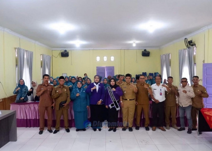 Ketua TP PKK Muaro Jambi Lantik Desi Lestari sebagai Ketua TP PKK Kecamatan Maro Sebo