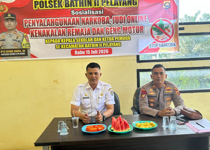 Perangi Narkoba, Judol Dan Geng Motor! Kapolsek Bathin II Pelayang Satukan Guru hingga Pemuda 