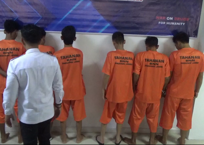 6 Pengedar Narkoba di Kayu Aro dan Pulau Pandan Berhasil Diamankan BNN Provinsi Jambi