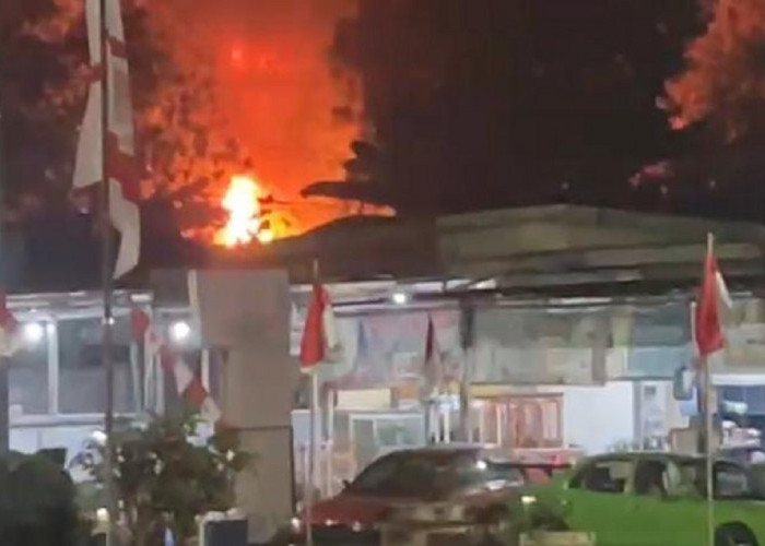 Kebakaran di Seberang SPBU KM 2 Tebo-Bungo Bikin Warga Panik, Api Berhasil Dipadamkan