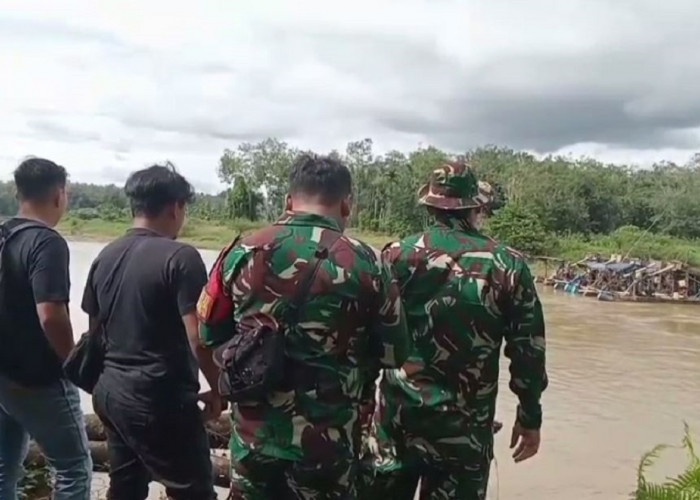 Aktivitas PETI di Tengah Sungai Batang Bungo, Tim Gabungan Gagal Tangkap Pelaku dan Barang Bukti