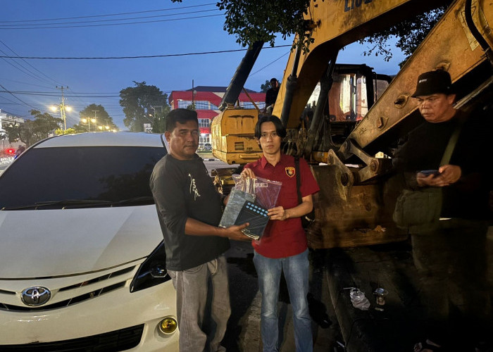 Polres Bungo Serahkan Excavator ke Polda Riau, Ini Penjelasan Kasatreskrim AKP Ilham Tri Kurnia