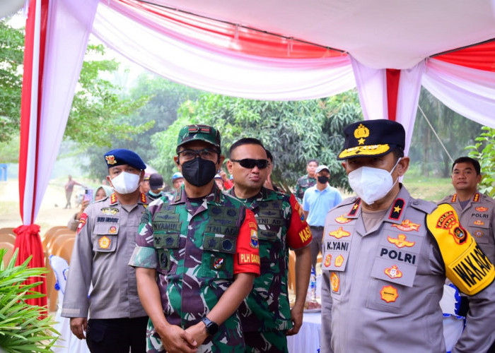 Wakapolda Jambi Tinjau Posko Karhutla di Tanjab Barat, Pastikan Kesiapan Personel dan Peralatan
