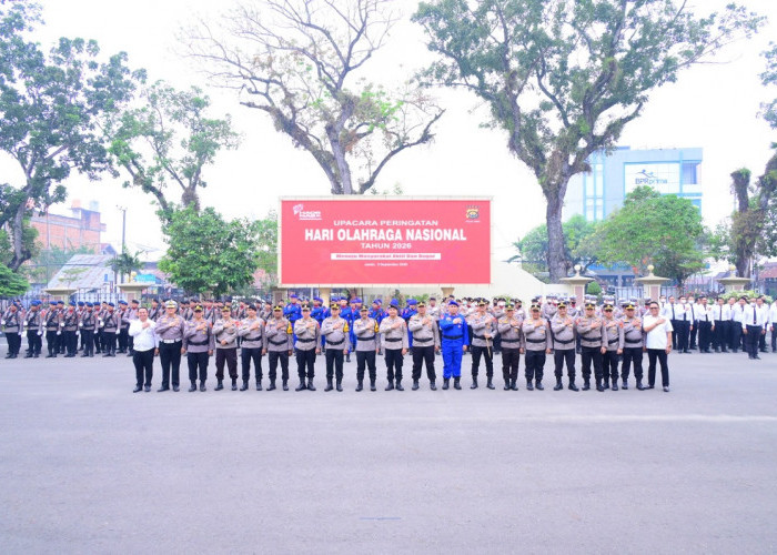 Polda Jambi Peringati Haornas ke-43, Wakapolda Ajak Personel Jadikan Olahraga sebagai Bagian dari Gaya Hidup