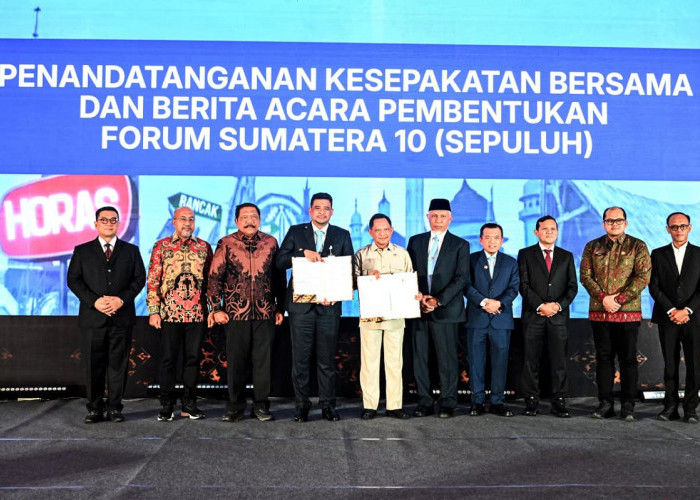 Gubernur Al Haris Teken MoU Forum Sumatera Sepuluh, Perkuat Sinergi Pembangunan Antar Provinsi