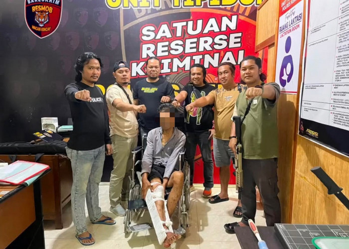 Polres Kerinci Amankan Residivis Curanmor, Pelaku Dihadiahi Timah Panas Karena Melawan Petugas