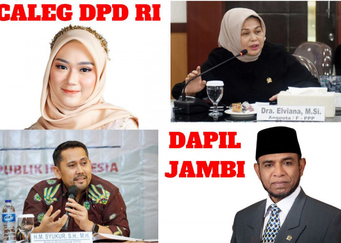 Perebutan Kursi ke 4 DPD RI Dapil Jambi Ketat, Abu Bakar Jamalia Tikung Sum Indra di Real Count KPU 72,59%