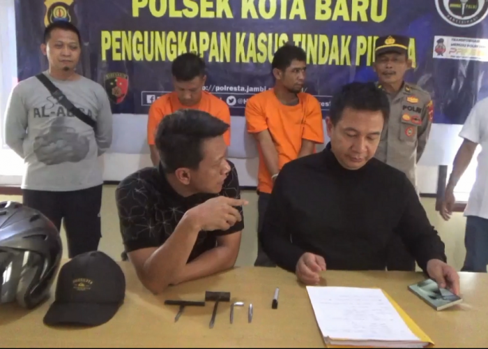 Dua Pelaku Curanmor di Kota Jambi Berhasil Ditangkap Polisi