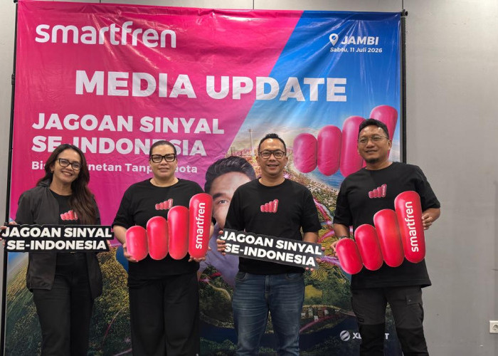 Smartfren Perluas Jangkauan di Jambi, Siapkan Era 5G dan Tambahan Ribuan BTS
