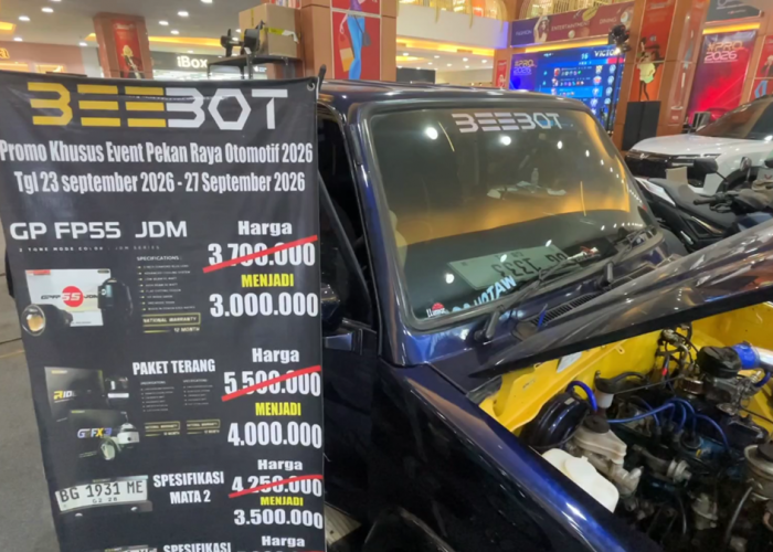 Pekan Raya Otomotif 2026, Beebot Hadirkan Bi-LED dan Aksesori Mobil dengan Promo Menarik