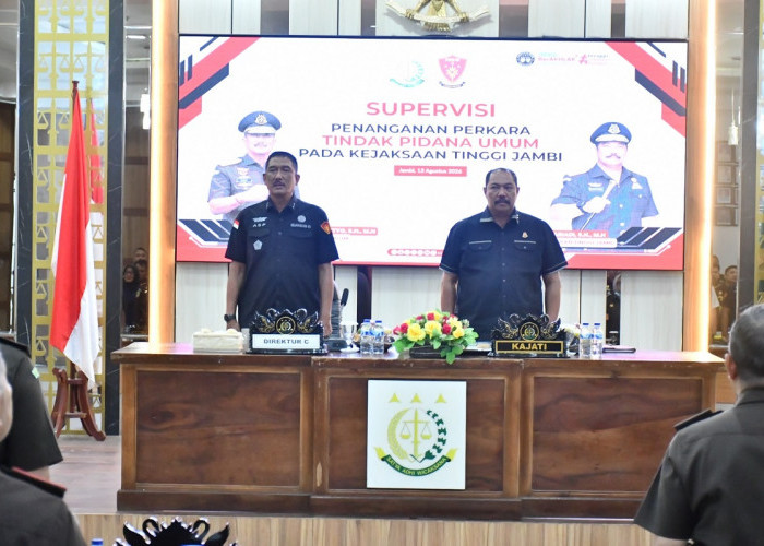 Direktur C Jampidum Kejaksaan RI Laksanakan Supervisi di Kejati Jambi, Perkuat Keseragaman Penegakan Hukum