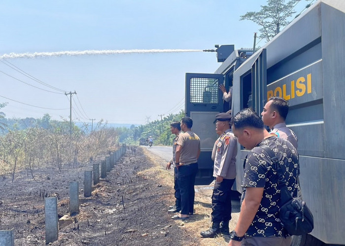 Hotspot Terdeteksi di Senamat Bungo, Polisi Temukan Lahan Terbakar