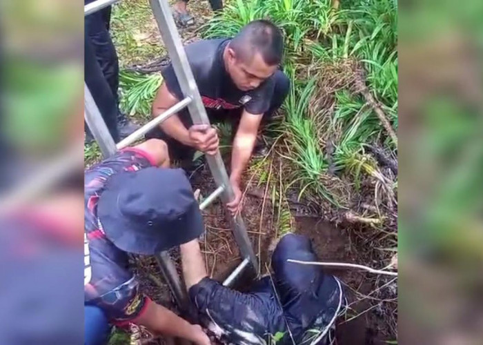IRT Di Bajubang Terperosok ke Dalam Sumur Sedalam 4 Meter