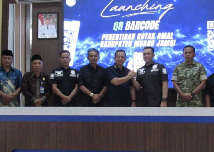 Densus 88 dan Pemkab Muaro Jambi Resmikan QR Barcode Kotak Amal, Cegah Dana Terorisme