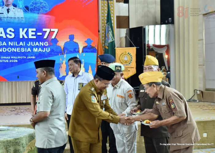 Harvetnas ke-77, Pemkot Jambi Perkuat Kepedulian terhadap Veteran dan Semangat Nasionalisme Generasi Muda