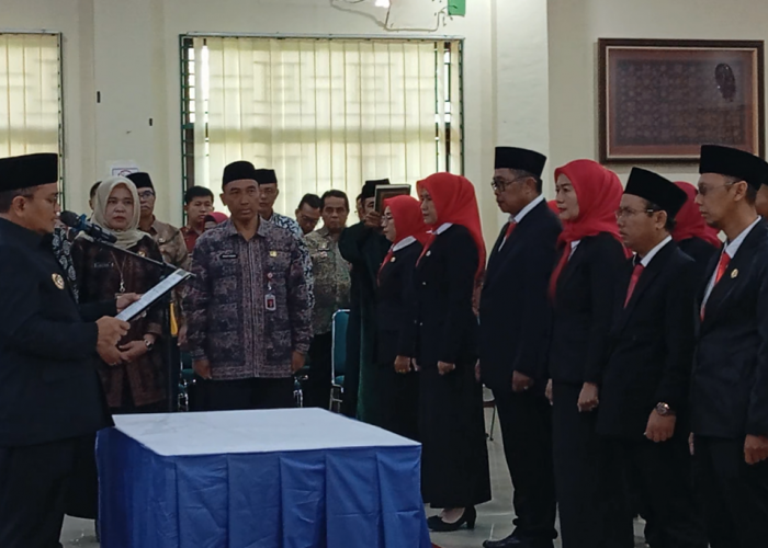 Wali Kota Jambi Maulana Lantik Pejabat di Lingkungan Pemerintah Kota Jambi