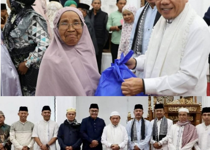 Gubernur Al Haris dan Bupati Monadi Serahkan Bantuan untuk Warga di Safari Ramadan Desa Lempur