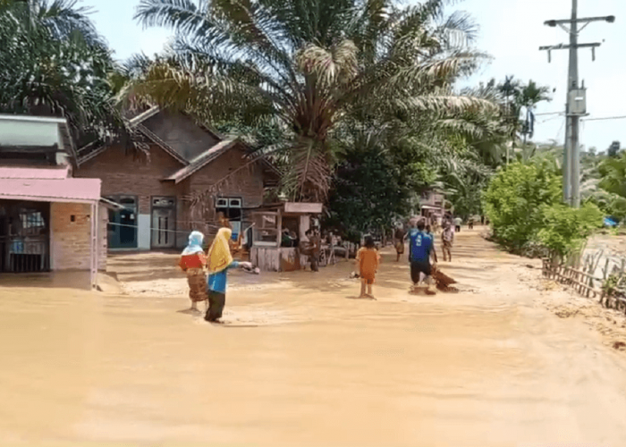 Jalan Dan Ratusan Rumah Warga Merangin Terendam Banjir