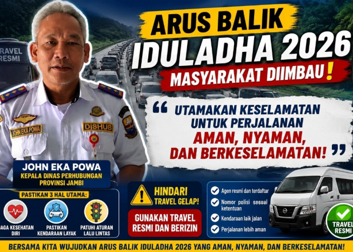 Arus Balik Iduladha 2026, Masyarakat Diimbau Utamakan Keselamatan dan Gunakan Travel Resmi