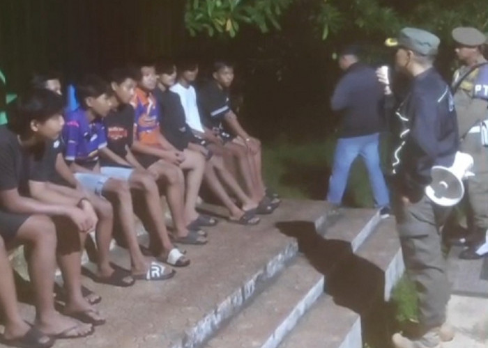 Satpol PP Tanjab Timur Intensifkan Razia, Pelajar Dilarang Nongkrong Hingga Larut Malam