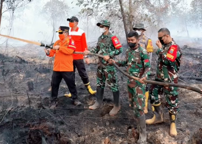 HLG Londerang Terbakar Lagi, Al Haris dan Danrem Turun Tangan