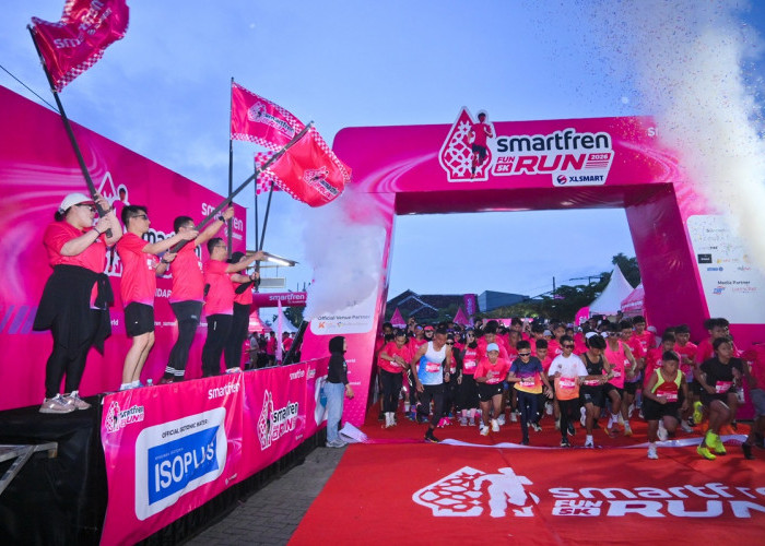 SMARTFREN perkuat “Jagoan Sinyal Se-Indonesia” di Lampung, Gelar Fun Run 2026 