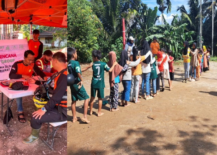 PT SAS dan Group Kirim Bantuan Logistik, Obat Hingga Tim Trauma Healing untuk Anak-anak di Sumbar