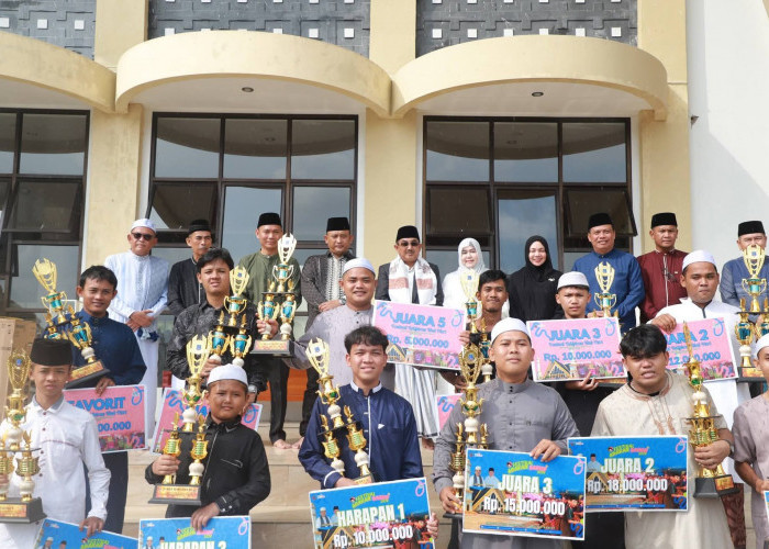 Bupati dan Wakil Bupati Tanjab Barat Laksanakan Salat Idulfitri 1447 H di Masjid Syekh Usman