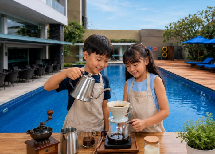 Barista Kids Class Aston Jambi Ajak Anak Kenal Kopi Sambil Berkreasi
