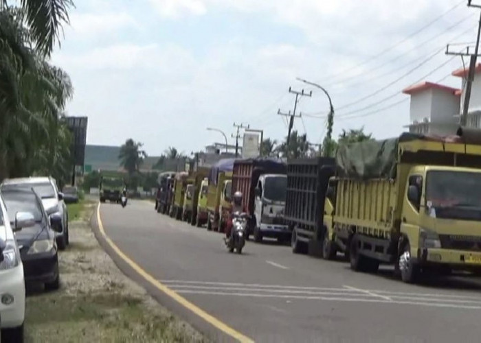 389 Truk Batubara yang Melintas Di Batang Hari Ditilang Polisi