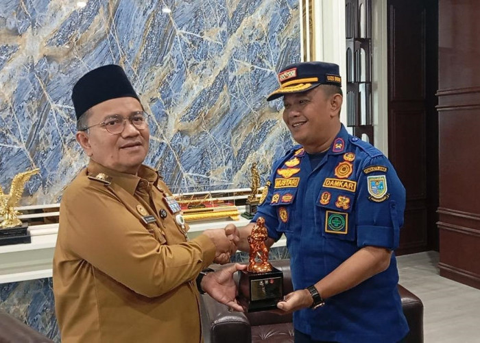 Wali Kota Maulana Apresiasi Damkar Kota Jambi Juara Tingkat National Firefighter Skill Competition