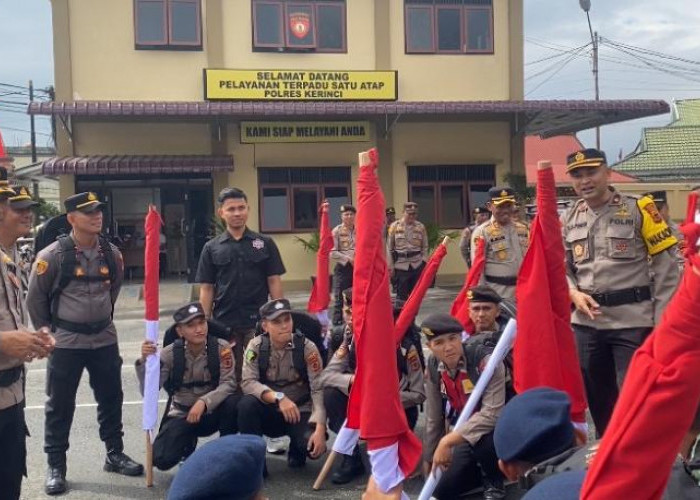 Kapolres Kerinci Lepas Tim TVC Ekspedisi Gunung Kerinci