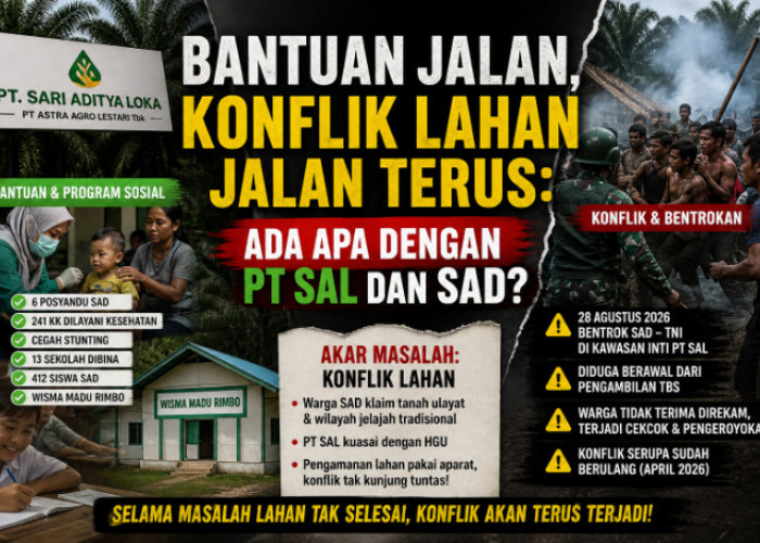 Bantuan Jalan, Konflik Lahan Jalan Terus, Ada Apa dengan PT SAL dan SAD?