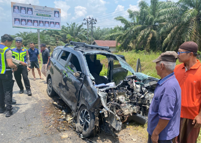 Truk Box dan Sigra Adu Kambing di Jalur Lintas Sumatera Sarolangun, 9 Orang Terluka