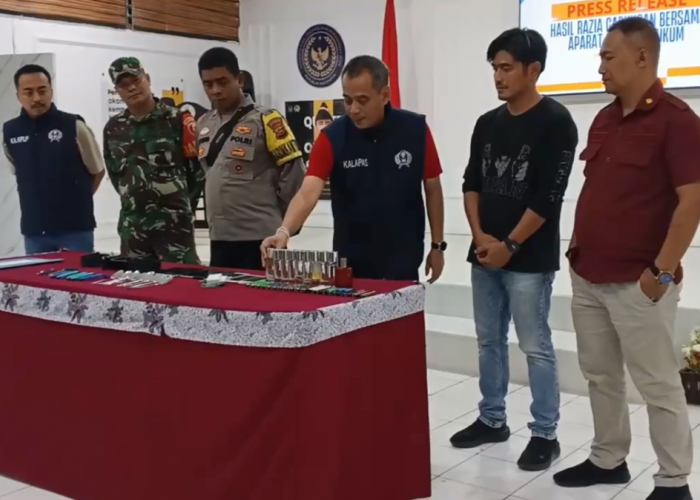 Razia Mendadak di Lapas Muara Bulian, Petugas Gabungan Temukan Barang Terlarang