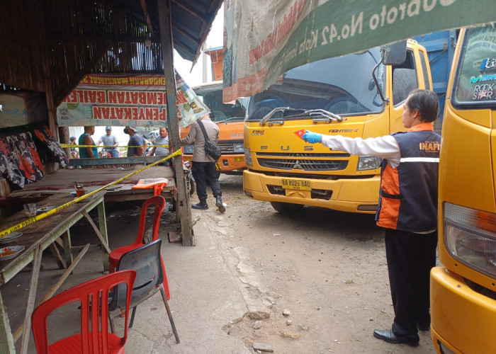 Seorang Sopir Batubara Meninggal Dunia di Rumah Makan, Polisi Lakukan Lidik