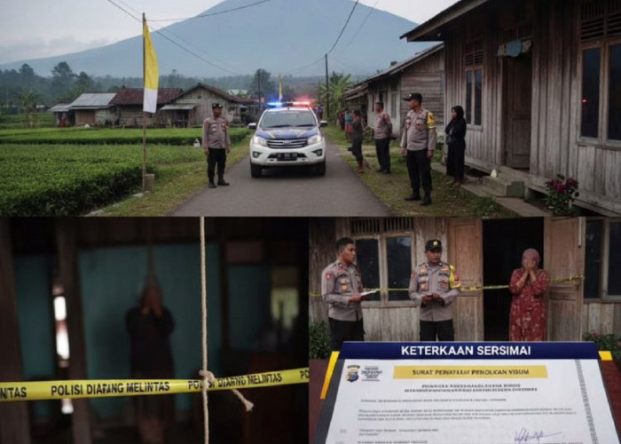 Seorang Pria di Kerinci Ditemukan Tewas Gantung Diri Di Kamar