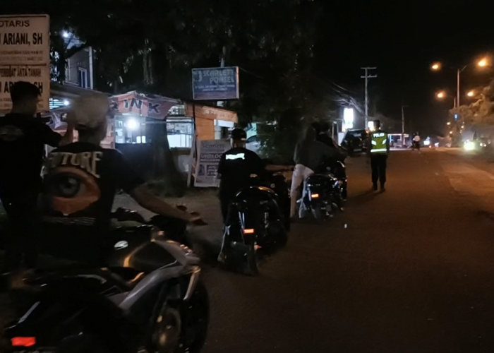 Diduga Akan Lakukan Balap, Belasan Motor Knalpot Brong Diamankan