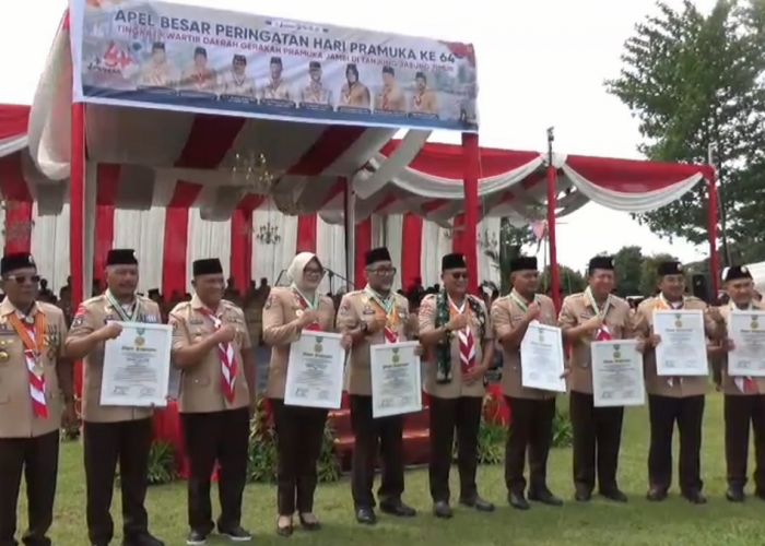 Peringatan Hari Pramuka ke-64 di Tanjabtimur, Dihadiri oleh Tokoh Besar Nasional