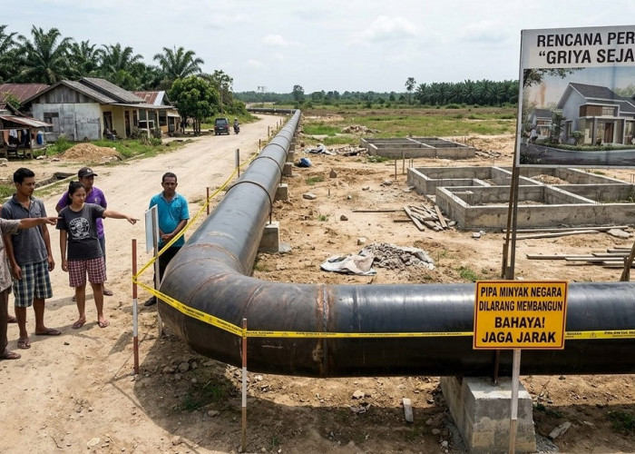 Ketua RW 01 Sungai Bengkal Tolak Jalan TMMD Dijadikan Jalur Pipa Migas PT Montd'or Oil