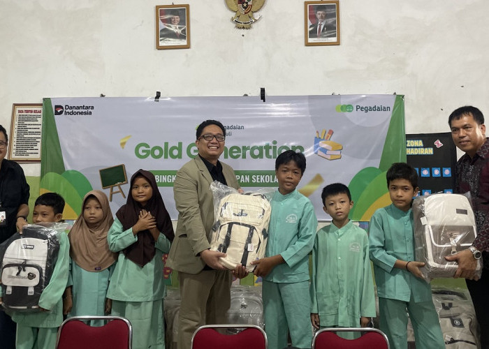 Pegadaian Area Jambi Hadirkan Program “Gold Generation”, Dukung Pendidikan Inklusif bagi Siswa di Kumpeh Darat