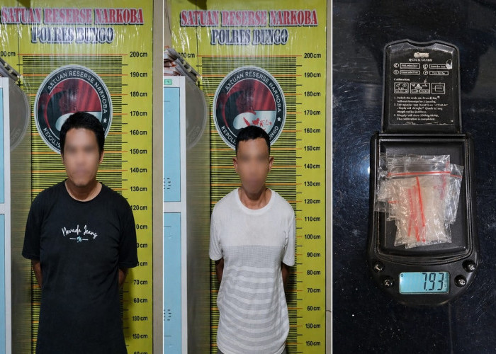 Polres Bungo Ungkap Peredaran Sabu, Dua Pelaku Diamankan