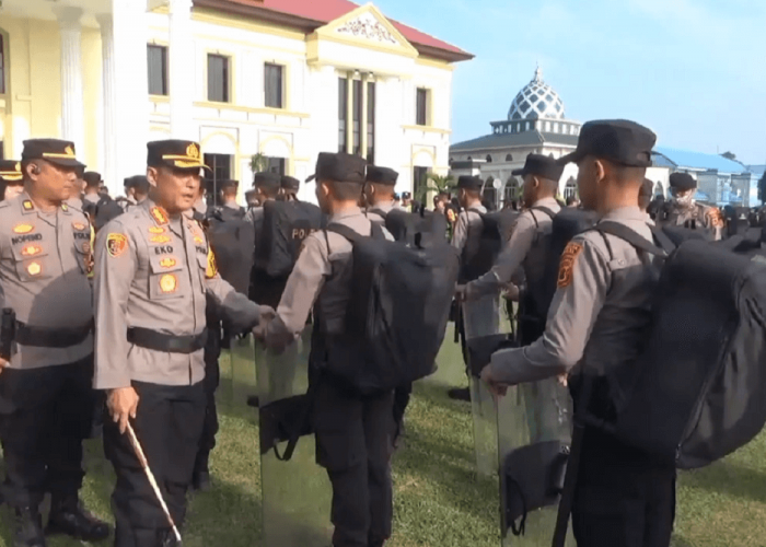 Pengamanan Pemilu 2024, 400 Personel Polresta Jambi Dikerahkan