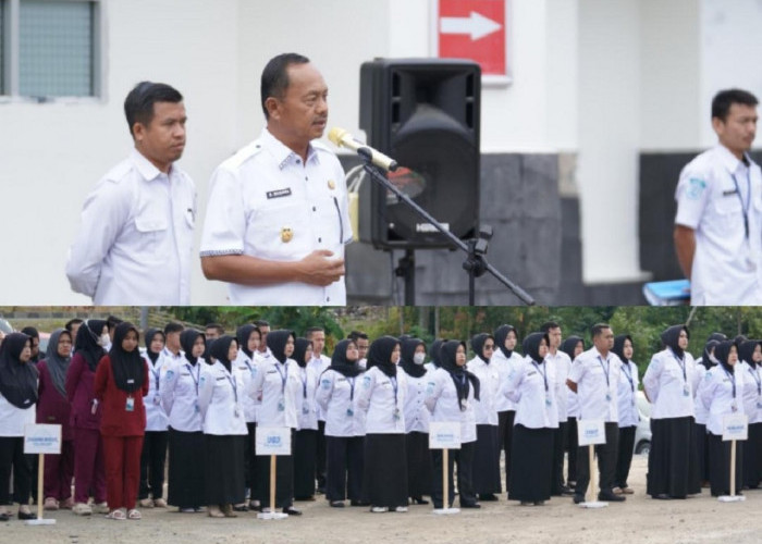 Pimpin Apel di RSUD Kerinci, Wabup Murison Motivasi Tenaga Medis Tingkatkan Pelayanan Kesehatan