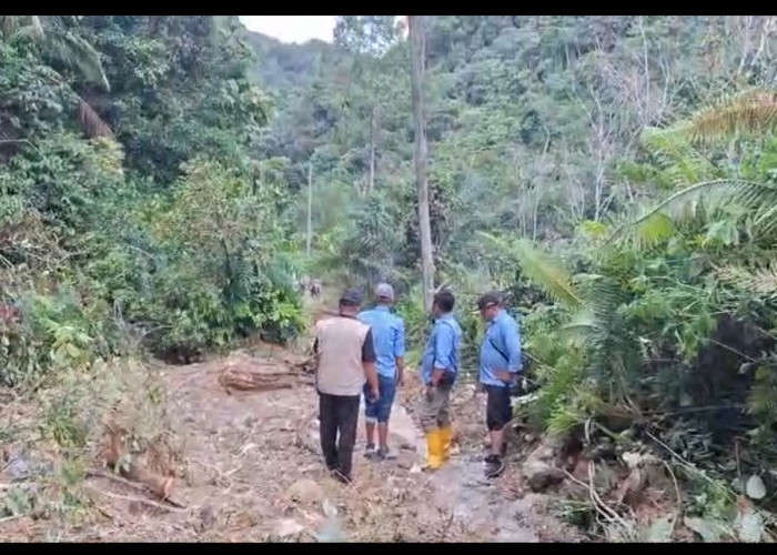 Tanah Longsor Batang Asai, Terjadi Di 8 Titik Akses Jalan Menuju 7 desa Marga Batin Pengambang Lumpuh