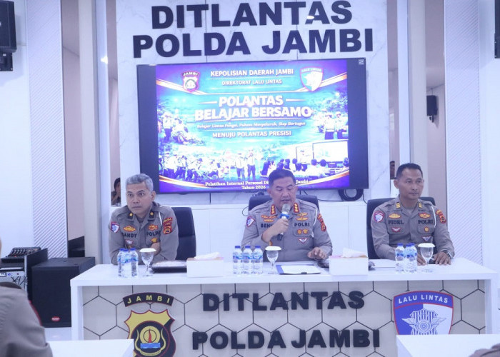 Tingkatkan Profesionalisme Personel, Ditlantas Polda Jambi Gelar Program “Polantas Belajar Bersamo”