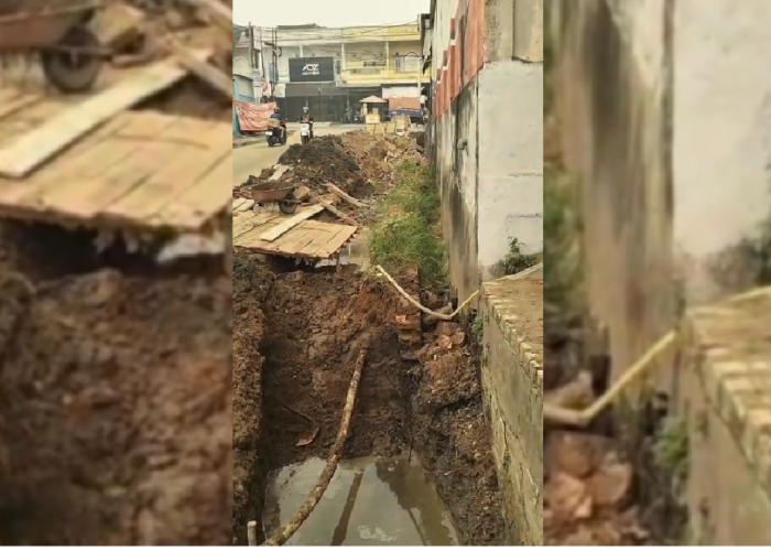 Warga Protes Pembangunan Box Culvert, Khawatir Jalan Makin Sempit